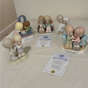 Precious Moments Pastel Couple & Friendship Figurine Collection